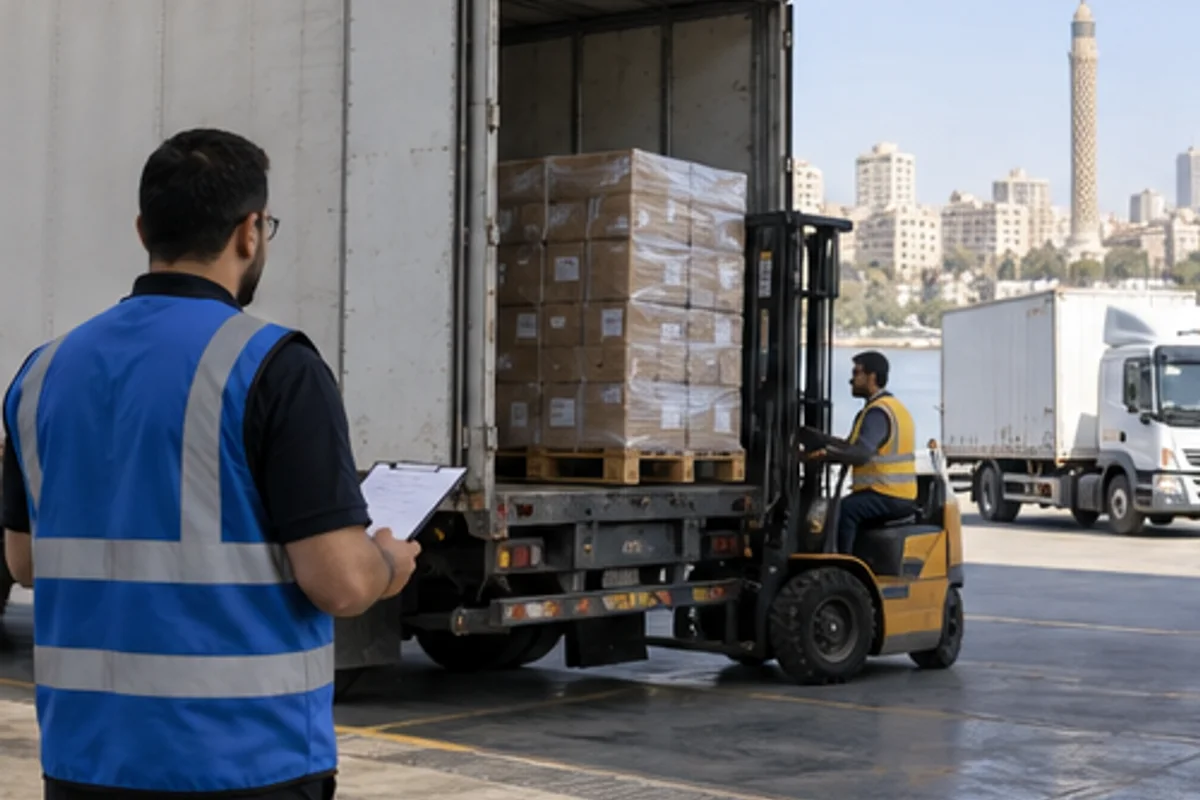 Operational cargo handling in Egypt
